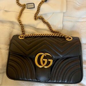 Gucci Marmont matelasse black